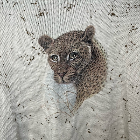 Pretty Things x Vintage Leopard Wildcat Full Zip Sweater - Picture 5 of 9